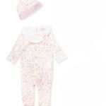 طقم أفرول مع قبعة من اتيلييه بابي - قطعة من الفرح (وردي)