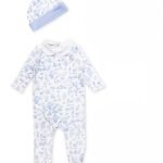 طقم أفرول مع قبعة من اتيلييه بابي - قطعة من الفرح (أزرق)