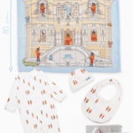 بوكس الهدايا من اتيلييه بابي(افرول كاب بطانيه 80*80 cm) - ثيمجندي  الصفيح