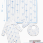 بوكس الهدايا من اتيلييه بابي- شرائط زرقاء