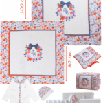 بوكس الهدايا المتكامل من اتيلييه بابي - زهور صغيرة (حمراء)