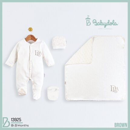 طقم مواليد ولادي baby dolla أربع قطع - بيبي دولا