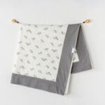 بطانية بثيم الحمار الوحشي الصغير للاطفال - أندي واوا