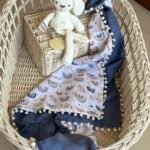 لفة الموسلين ذات الوجهين بثيم الأقواس - لونا لا ماما