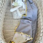 لفة الوافل ذات الوجهين بثيم النجوم رصاصي - لونا لا ماما