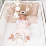 5pc Cot Bumper Set  Beige