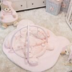 Bear Playmat & Gym - Pink