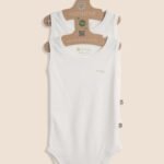 بودي أطفال بدون أكمام قطن عضوي - عبوة قطعتين