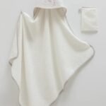 فوطة أطفال برسمة دب  رصاصي