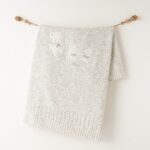 بطانيه صوف للمواليد - رصاصي