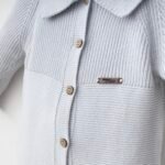 طقم تريكو ولادي (0-3) months ازرق فاتح - Image 2