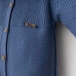 طقم تريكو ولادي (0-3) months كحلي - Image 2