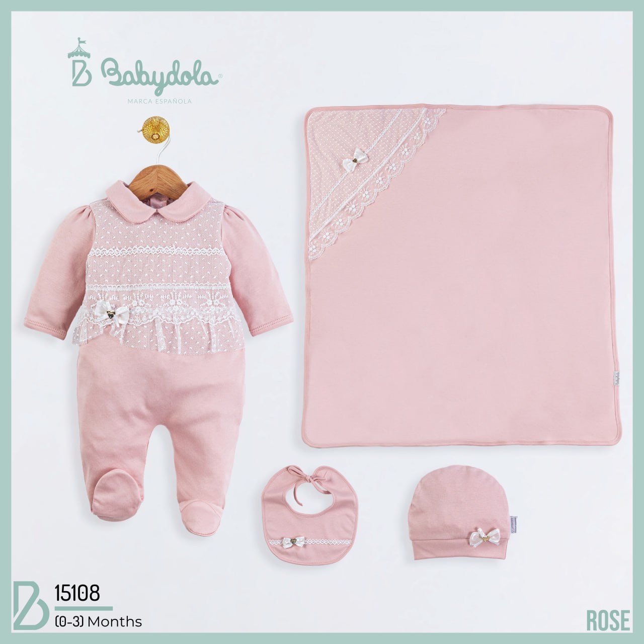 img_3190 طقم مواليد بناتي ٤ قطع - Image 1