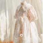 so romantic violet print and lace collar tutu baby dress (Arimcloset) - Image 11