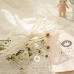 pure cream ribbon lace elastic hairband - Image 2