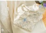 baby skyblue sweet tutu and baby blue flower baby cotton blouse set - Image 6