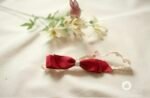 red ribbon elastic hairband - Image 3