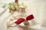 red ribbon elastic hairband - Image 4