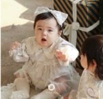 so romantic violet big ribbon elastic hairband - Image 6