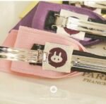 violet ribbon pin - Image 3