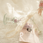 pure cream ribbon lace elastic hairband