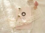 pure cream ribbon lace elastic hairband - Image 3