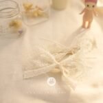 lace ribbon hair pin diamond flower - Image 2