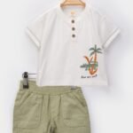 شورت و قميص ولادي 6-9-12-18 months