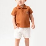 شورت و قميص ولادي 6-9-12-18 months