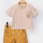 شورت و قميص ولادي 6-9-12-18 months
