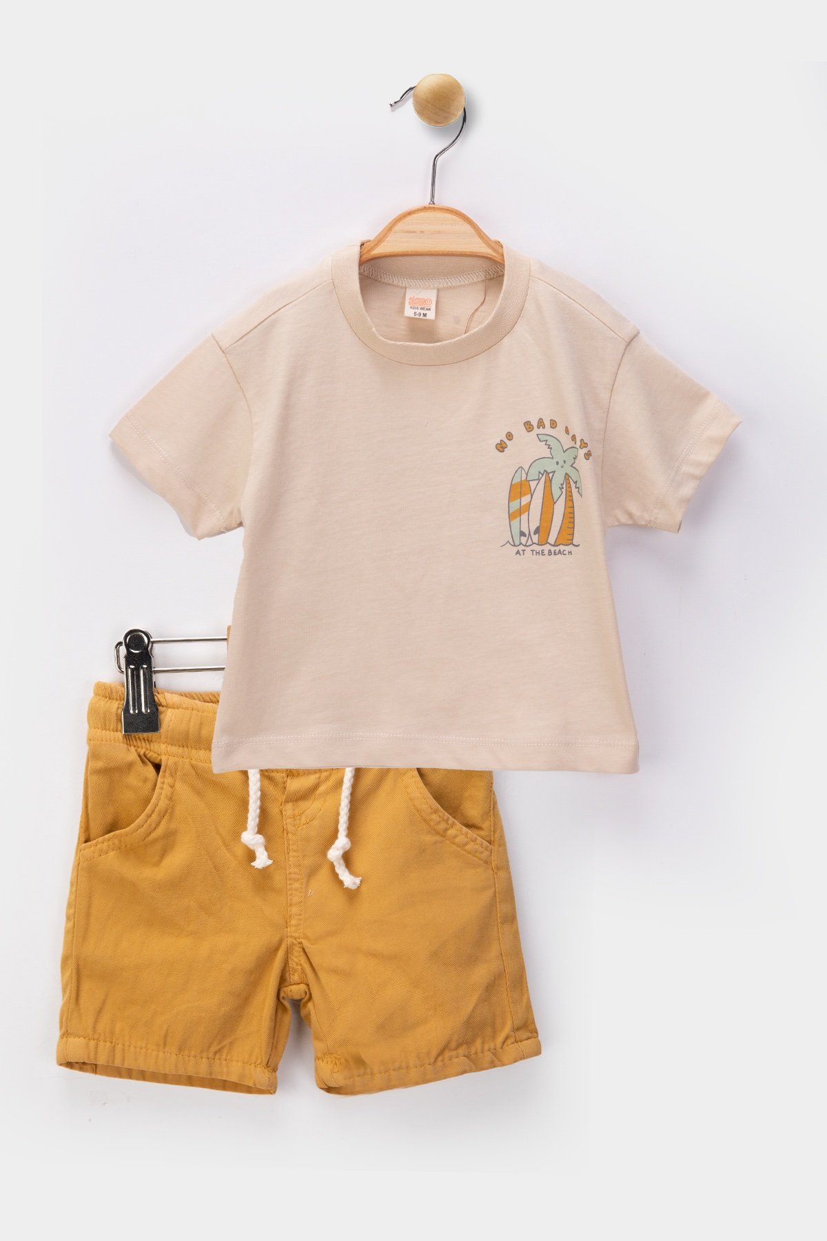 img_6004-2 شورت و قميص ولادي 6-9-12-18 months - Image 1