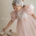 فستان من التور الناعم و الدانتيل - Image 2