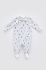 طقم ولادي ثلاث قطع افرول كاب بطانيه بوكس هدايا  0-3 اشهر - Image 3