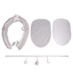 Multifunction Baby Nest - Gray & White - Image 2